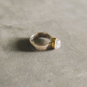 Sundance Moonstone Ring - Size 6 Sterling Silver